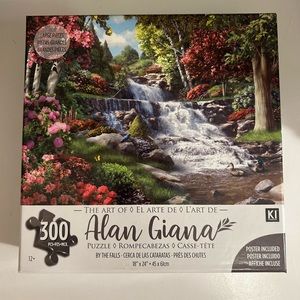 Like New 300 Piece Jigsaw Puzzle “ By The Falls” made by KI.